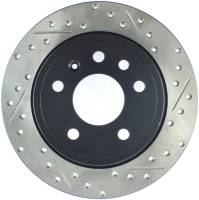 StopTech Sport Drilled/Slotted Brake Rotor Rear Left 127.38013L