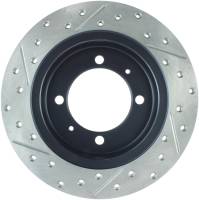 Stoptech - StopTech Sport Drilled/Slotted Brake Rotor Rear Left 127.39028L - Image 2