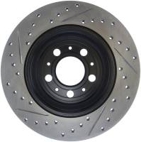 Stoptech - StopTech Sport Drilled/Slotted Brake Rotor Rear Left 127.39033L - Image 2