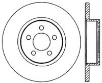 StopTech Sport Cryo Drilled/Slotted Brake Rotor Rear Left 127.39039CL