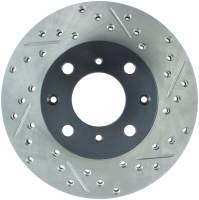 Stoptech - StopTech Sport Drilled/Slotted Brake Rotor Front Left 127.40013L - Image 1