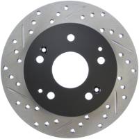 Stoptech - StopTech 02-06 Acura RSX Incl. Type S / 97-01 Integra Type R Slotted & Drilled Right Rear Rotor - 127.40042R - Image 1