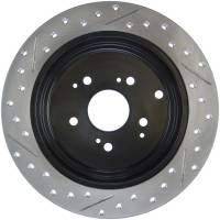 Stoptech - StopTech Sport Drilled/Slotted Brake Rotor Rear Left 127.40053L - Image 2