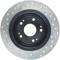 Stoptech - StopTech 09-10 Acura TSX / 08-10 Honda Accord Coupe/05-10 Sedan Left Rear Slotted & Drilled Rotor - 127.40068L - Image 2
