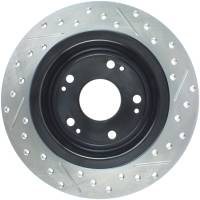 Stoptech - StopTech 09-10 Acura TSX / 08-10 Honda Accord Coupe/05-10 Sedan Right Rear Slotted & Drilled Rotor - 127.40068R - Image 2