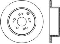 StopTech Sport Cryo Drilled/Slotted Brake Rotor Rear Left 127.40070CL