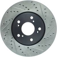 Stoptech - StopTech Slotted & Drilled Sport Brake Rotor Front Left 13 Honda Accord Sport - 127.40086L - Image 1