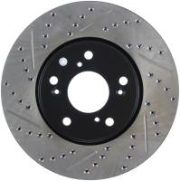 Stoptech - StopTech Slotted & Drilled Sport Brake Rotor Front Right 13 Honda Accord Sport - 127.40086R - Image 1
