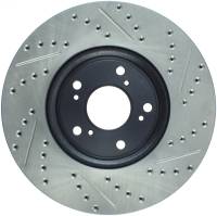 Stoptech - StopTech Slotted & Drilled Sport Brake Rotor Front Right 13 Honda Accord Sport - 127.40086R - Image 2