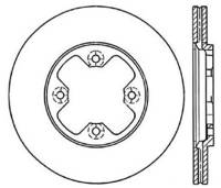 StopTech Slotted & Drilled Sport Brake Rotor - 127.42005R