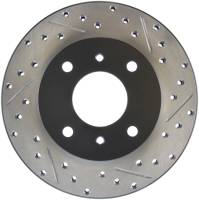 Stoptech - StopTech Sport Drilled/Slotted Brake Rotor Front Left 127.42041L - Image 1