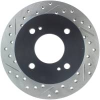 StopTech Sport Drilled/Slotted Brake Rotor Rear Left 127.42042L