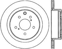 StopTech Power Slot 6/89-96 Nissan 300ZX Slotted & Drilled Left Rear Rotor - 127.42047L