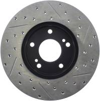 Stoptech - StopTech Power Slot 6/89-96 Nissan 300ZX Slotted & Drilled Right Front Rotor - 127.42050R - Image 2