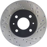 Stoptech - StopTech Sport Drilled/Slotted Brake Rotor Front Left 127.42061L - Image 1