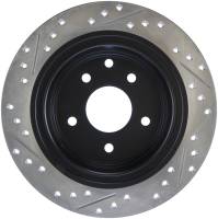 Stoptech - StopTech Sport Drilled/Slotted Brake Rotor Rear Left 127.42073L - Image 2