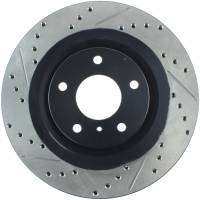 Stoptech - StopTech 06-07 350Z / 05-07 G35 exp Sport/ 06-07 G35X SportStop Slotted & Drilled Front Right Rotor - 127.42080R - Image 1