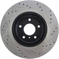 Stoptech - StopTech 06-07 350Z / 05-07 G35 exp Sport/ 06-07 G35X SportStop Slotted & Drilled Front Right Rotor - 127.42080R - Image 2