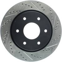 Stoptech - StopTech Sport Drilled/Slotted Brake Rotor Front Left 127.42090L - Image 1