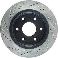 Stoptech - StopTech Sport Drilled/Slotted Brake Rotor Front Left 127.42090L - Image 2