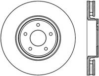 StopTech Sport Cryo Drilled/Slotted Brake Rotor Front Right 127.42092CR