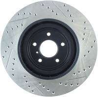 Stoptech - StopTech Infiniti G37 / Nissan 370Z SportStop Slotted & Drilled Front Right Rotor - 127.42100R - Image 2