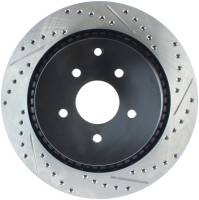 Stoptech - StopTech 09 Infiniti FX50 SportStop Slotted & Drilled Rear Left Rotor - 127.42105L - Image 1