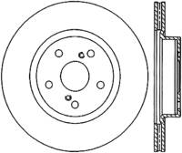 StopTech Sport Cryo Drilled/Slotted Brake Rotor Front Left 127.44040CL