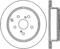 StopTech 86-97 Toyota Supra Left Slotted & Drilled Rotor - 127.44041CL