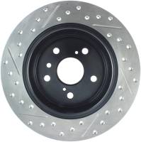 Stoptech - StopTech Sport Drilled/Slotted Brake Rotor Rear Left 127.44080L - Image 2