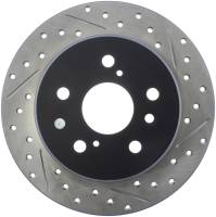 StopTech Sport Drilled/Slotted Brake Rotor Rear Left 127.44089L