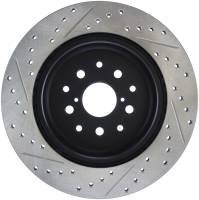 Stoptech - StopTech 5/93-98 Toyota Supra Left Rear Slotted & Drilled Rotor - 127.44105L - Image 2