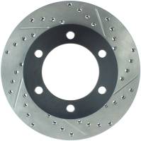 Stoptech - StopTech 95-03 Toyota Tacoma (6 Lug) / 96-00 4Runner Front Left Slotted & Drilled Rotor - 127.44109L - Image 1