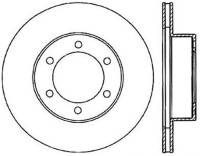 StopTech Sport Cryo Drilled/Slotted Brake Rotor Front Left 127.44112CL