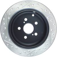 Stoptech - StopTech Sport Drilled/Slotted Brake Rotor Rear Left 127.44115L - Image 2