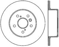 StopTech Sport Drilled/Slotted Brake Rotor Rear Left 127.44117L