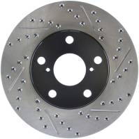 Stoptech - StopTech Sport Drilled/Slotted Brake Rotor Front Left 127.44121L - Image 1