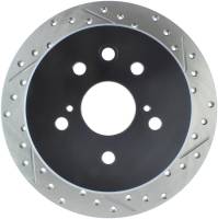 StopTech 06-10 Lexus IS 250/IS 300/IS 350 SportStop Slotted & Drilled Left Rear Rotor - 127.44142L