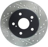 StopTech Sport Drilled/Slotted Brake Rotor Rear Left 127.44161L