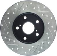 Stoptech - StopTech Sport Drilled/Slotted Brake Rotor Rear Left 127.44161L - Image 2