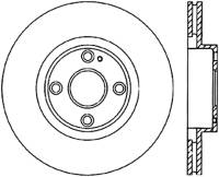 StopTech Sport Cryo Drilled/Slotted Brake Rotor Front Left 127.45061CL