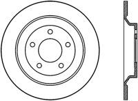 StopTech Sport Cryo Drilled/Slotted Brake Rotor Rear Left 127.45065CL