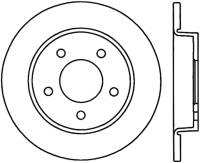 StopTech Sport Cryo Drilled/Slotted Brake Rotor Rear Left 127.45066CL