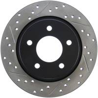 Stoptech - StopTech 04-10 Mazda3 Slotted & Drilled Right Rear Rotor - 127.45067R - Image 1
