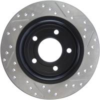Stoptech - StopTech 04-10 Mazda3 Slotted & Drilled Right Rear Rotor - 127.45067R - Image 2
