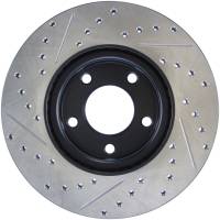Stoptech - StopTech Sport Drilled/Slotted Brake Rotor Front Left 127.45069L - Image 2