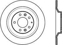 StopTech Sport Cryo Drilled/Slotted Brake Rotor Rear Left 127.45074CL