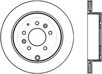 StopTech Sport Drilled/Slotted Brake Rotor Rear Left 127.45077L