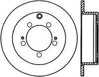 StopTech Sport Drilled/Slotted Brake Rotor Rear Left 127.46067L