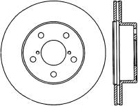 StopTech Sport Drilled/Slotted Brake Rotor Rear Left 127.47020L